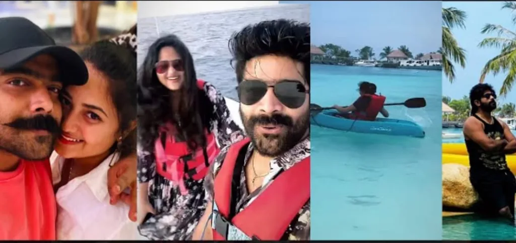 Singer Revanth in Maldives with family