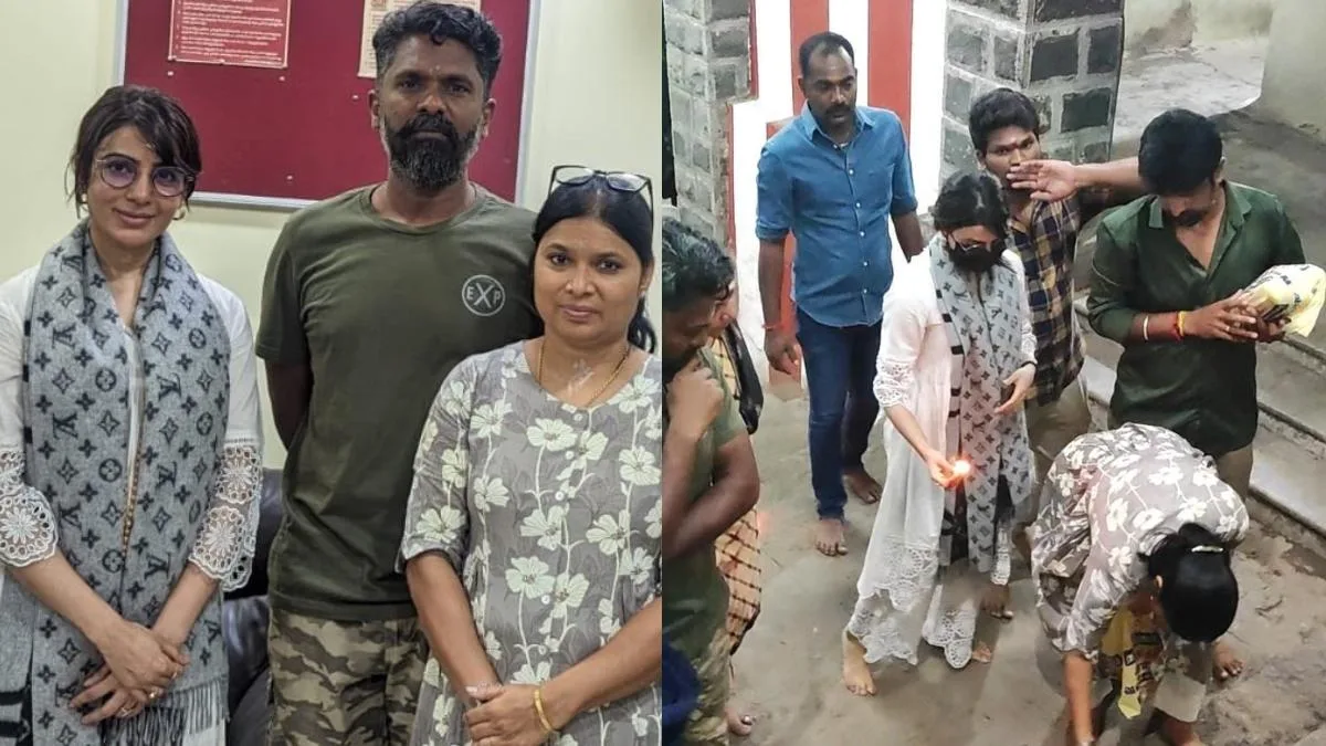 Samantha Vists palani murugan temple amid myositis