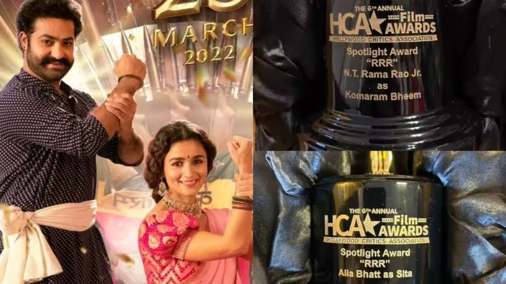 HCA Award for jtr and alia bhatt