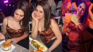Shraddha das  కాక్‌టెయిల్ పార్టీలో టాలీవుడ్ బ్యూటీ రచ్చ