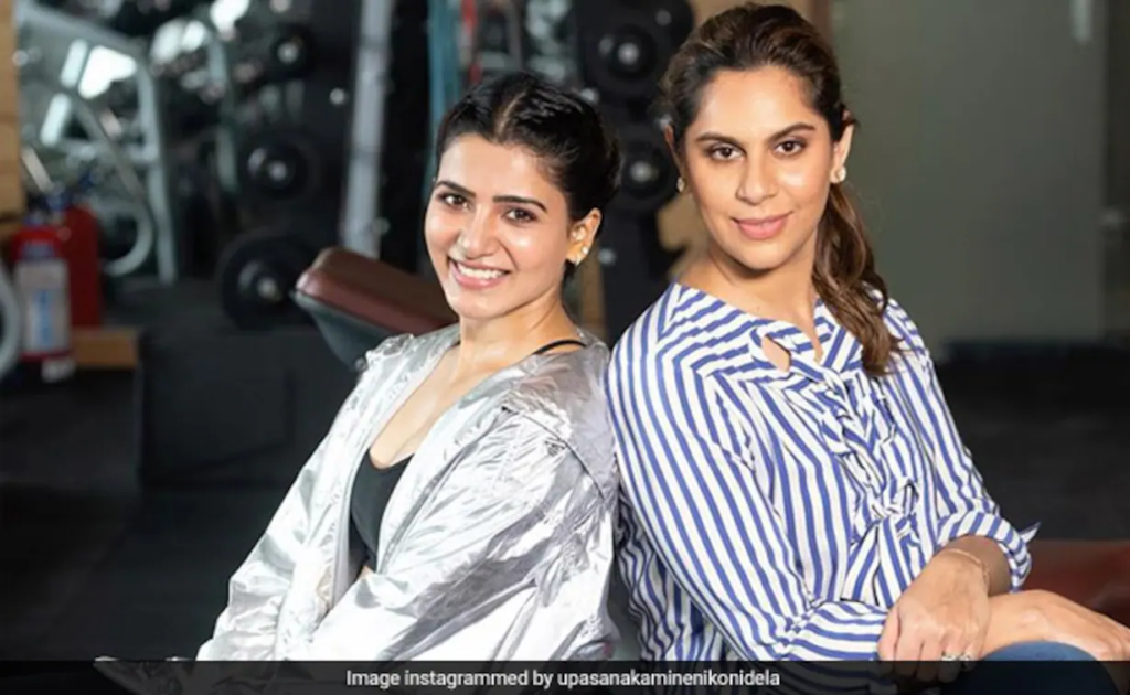 Samantha and Upasana Konidela